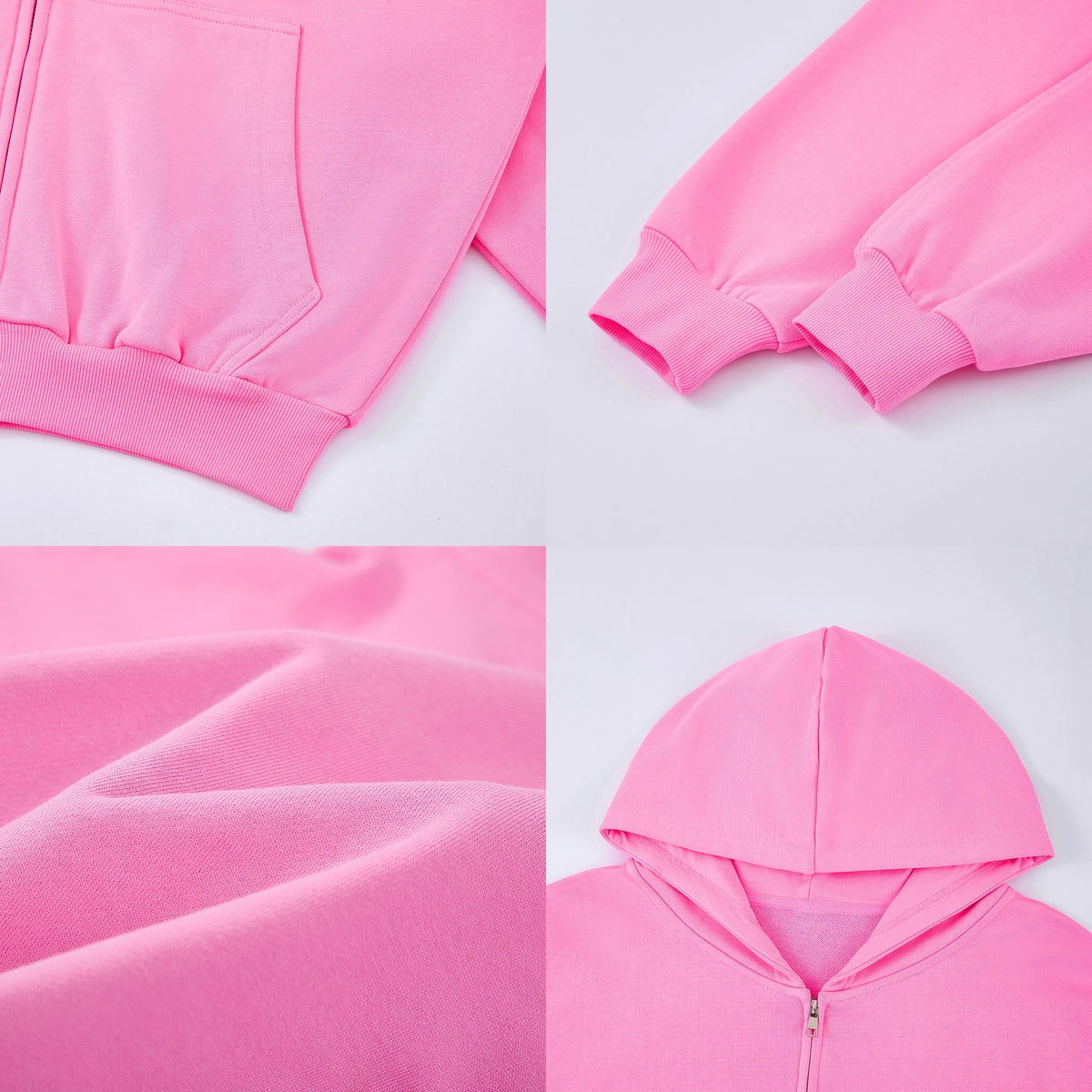 BASIC ZIP PINK