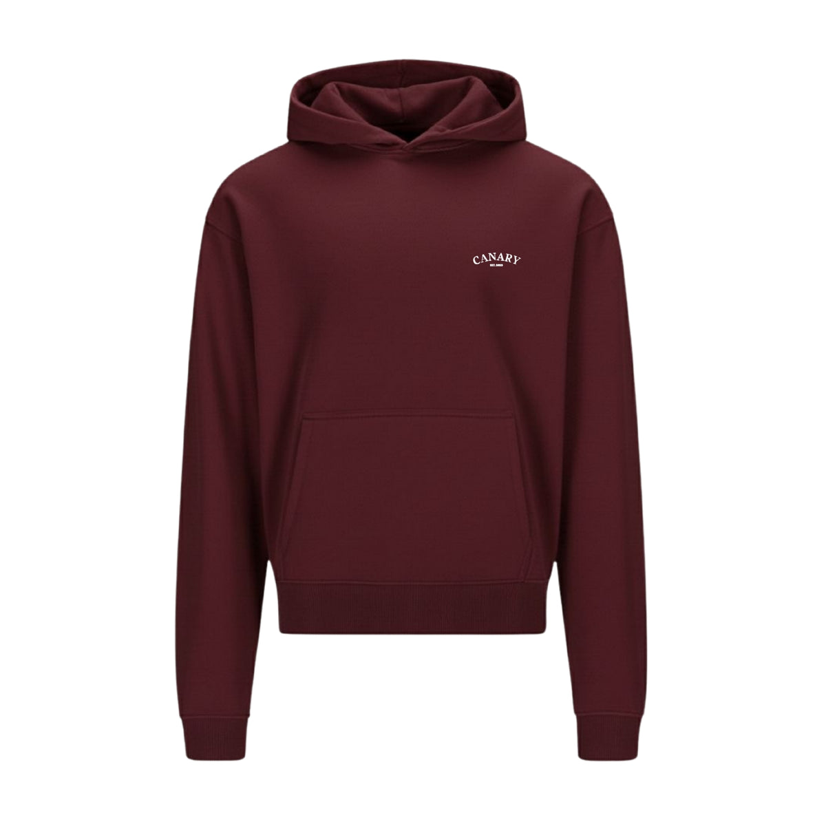 BORDEAUX RED HOODIE