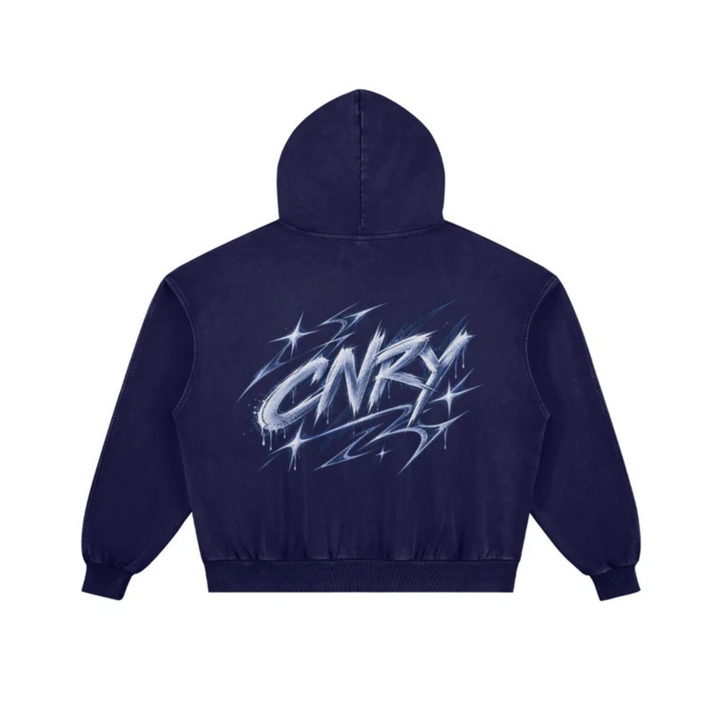 SPACE HOODIE NAVY BLUE